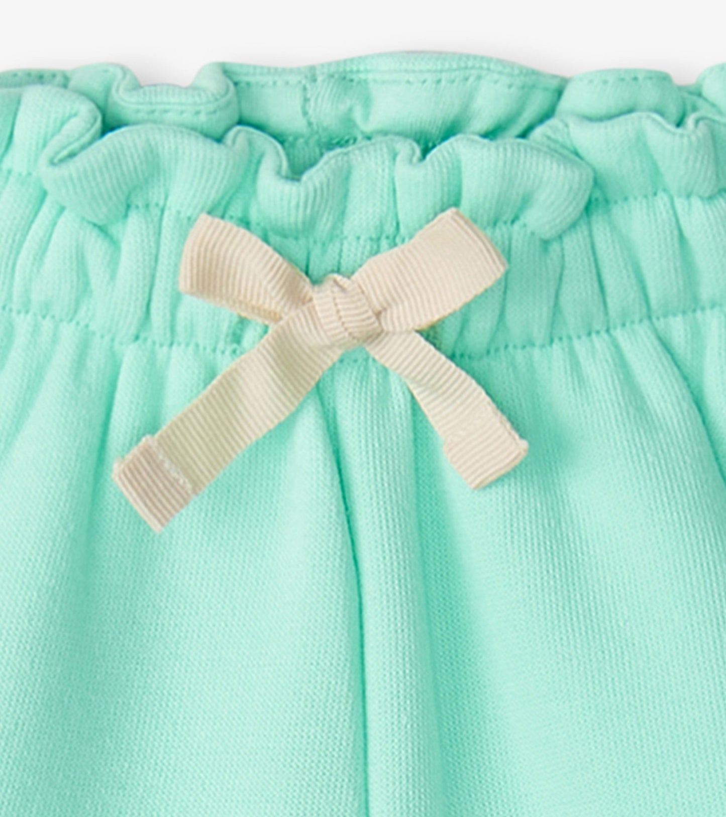 Short à taille froncée pour tout-petit – Vert glacé