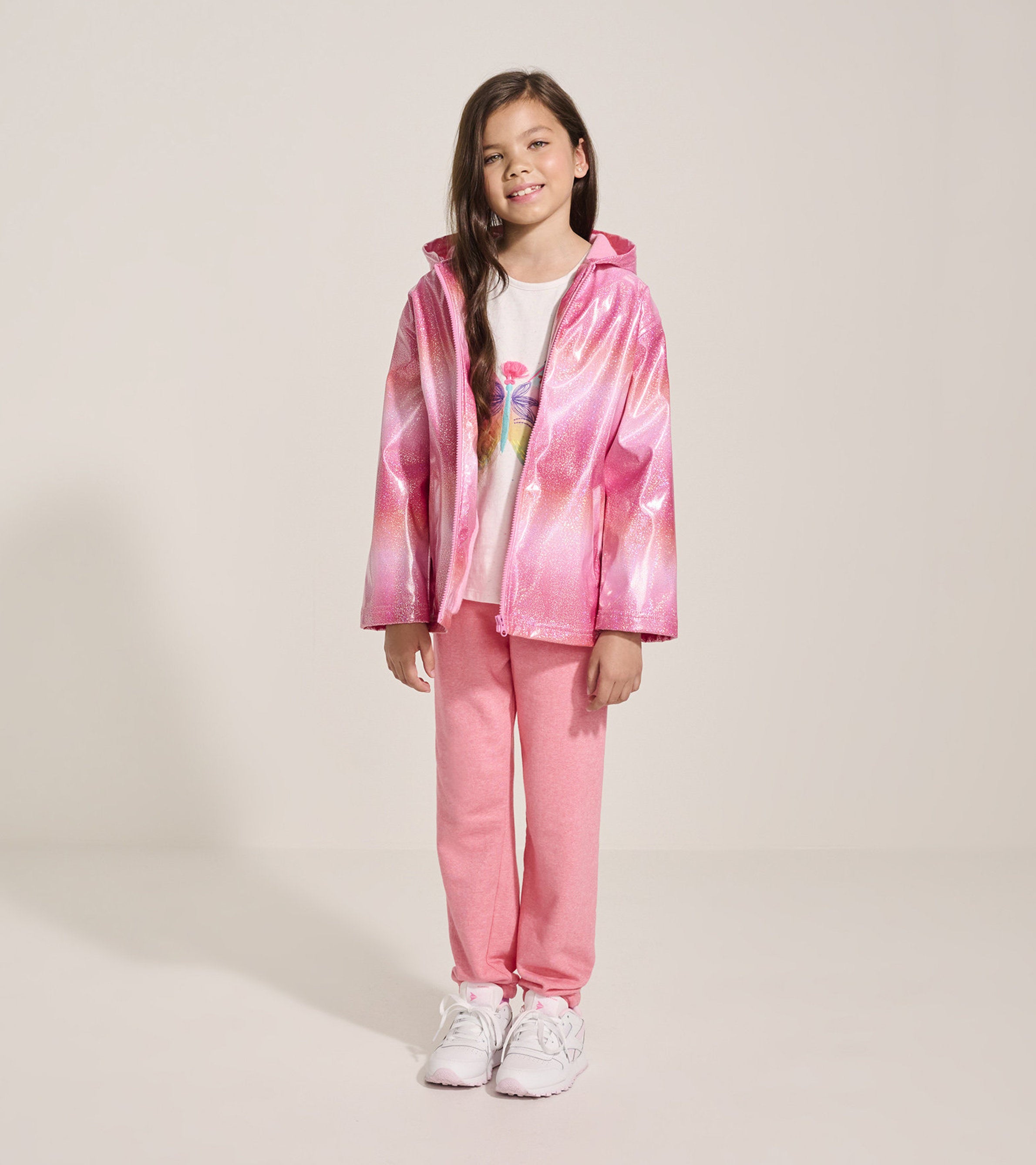 Hatley Zip Up Rain Jacket Summer Stripe 2