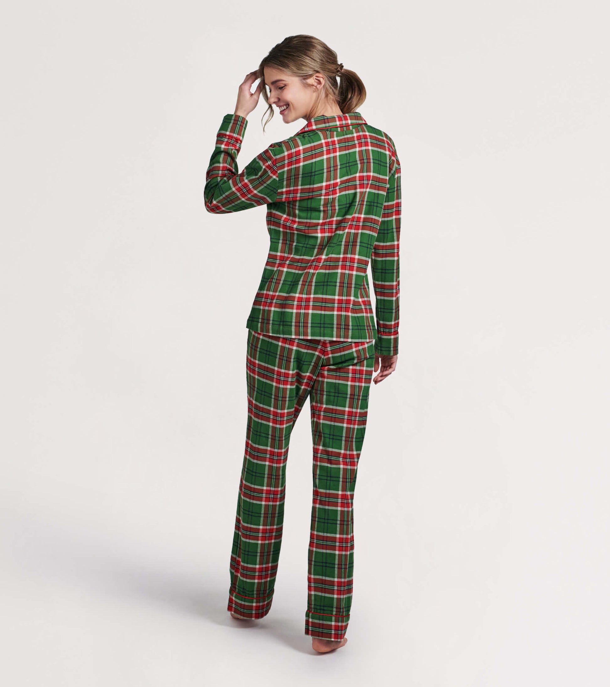 Tartan Women's Flannel Pajamas On Sale Women's Country