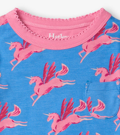 Unicorn Bamboo Kids Pajama Set