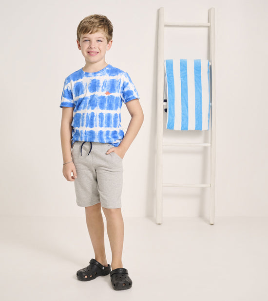 hatley T-shirt – Dinosaure sur fond décoloré