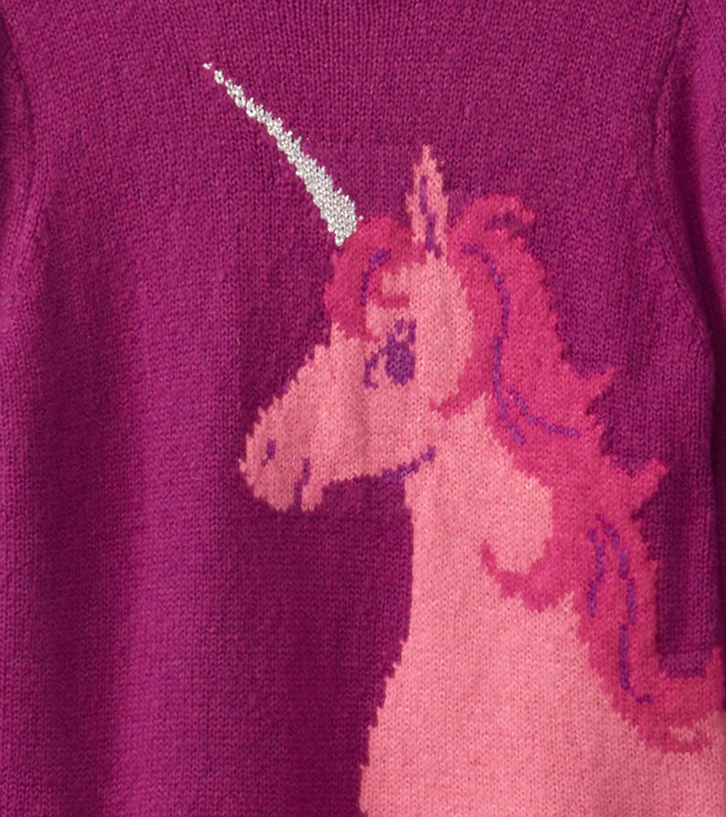 Joli pull – Licorne rose