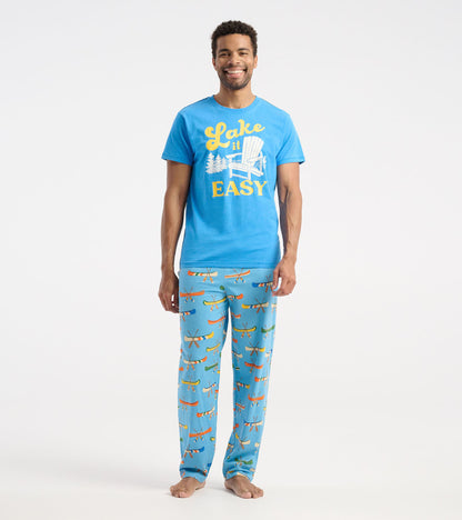 T-shirt pour homme – Fauteuil Muskoka « Lake it Easy »