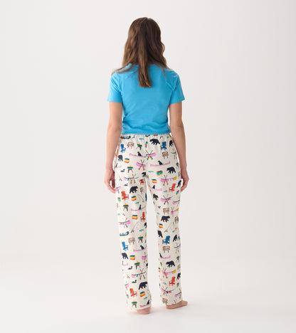 Pantalon de pyjama en jersey pour femme – Sur le lac