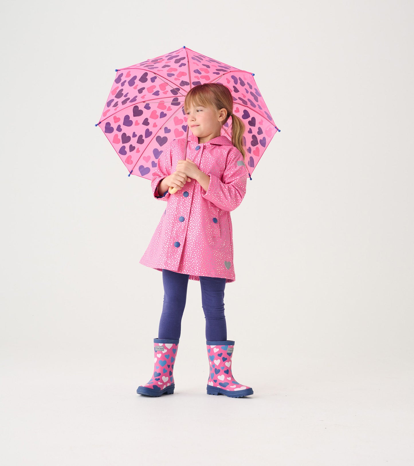 Manteau de pluie – Cœurs étincelants
