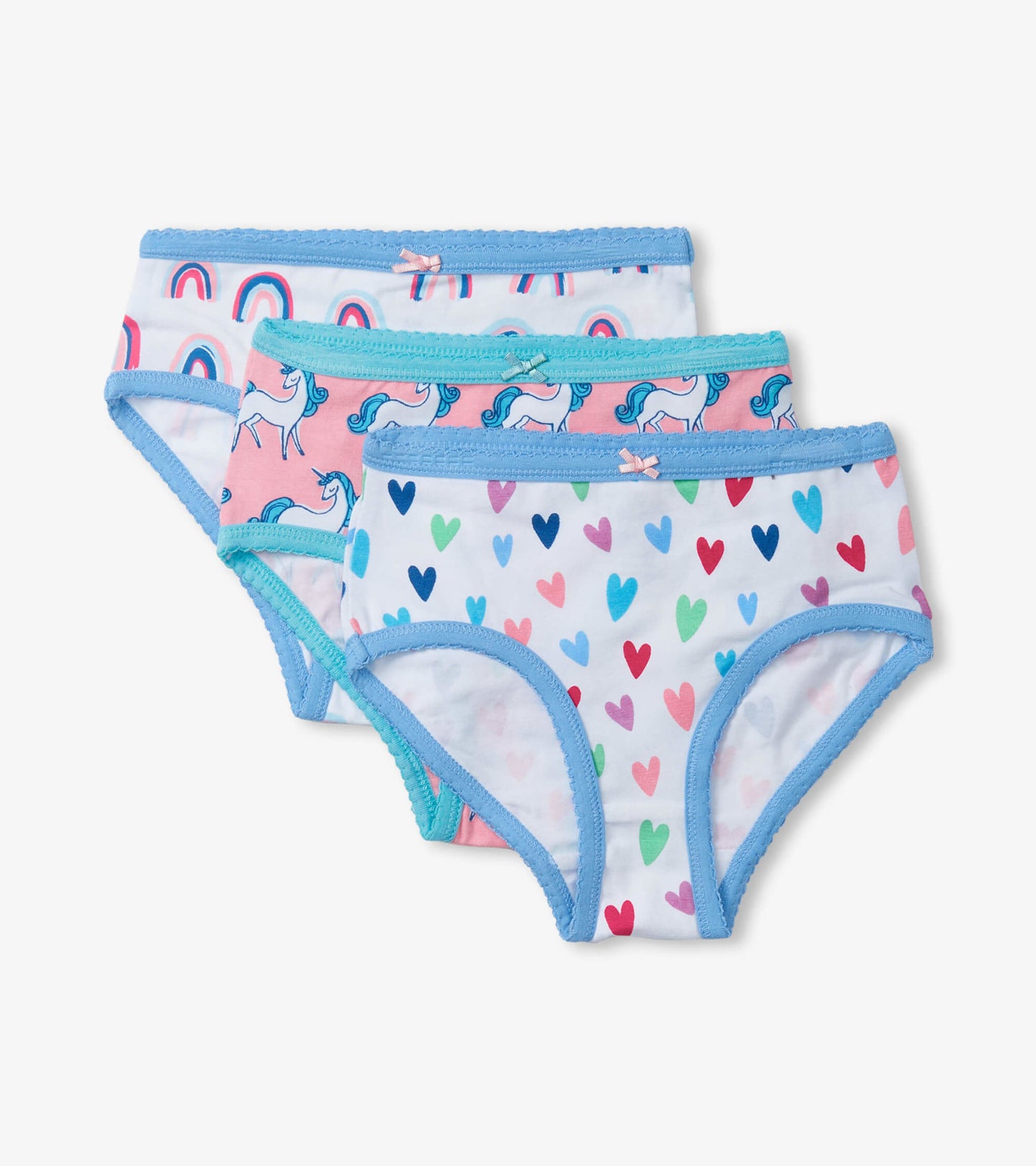 Paquet de 3 culottes à jolis motifs pour fille