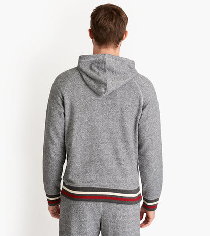 Pull à capuchon pour homme collection Heritage – Ours sur gris jaspé
