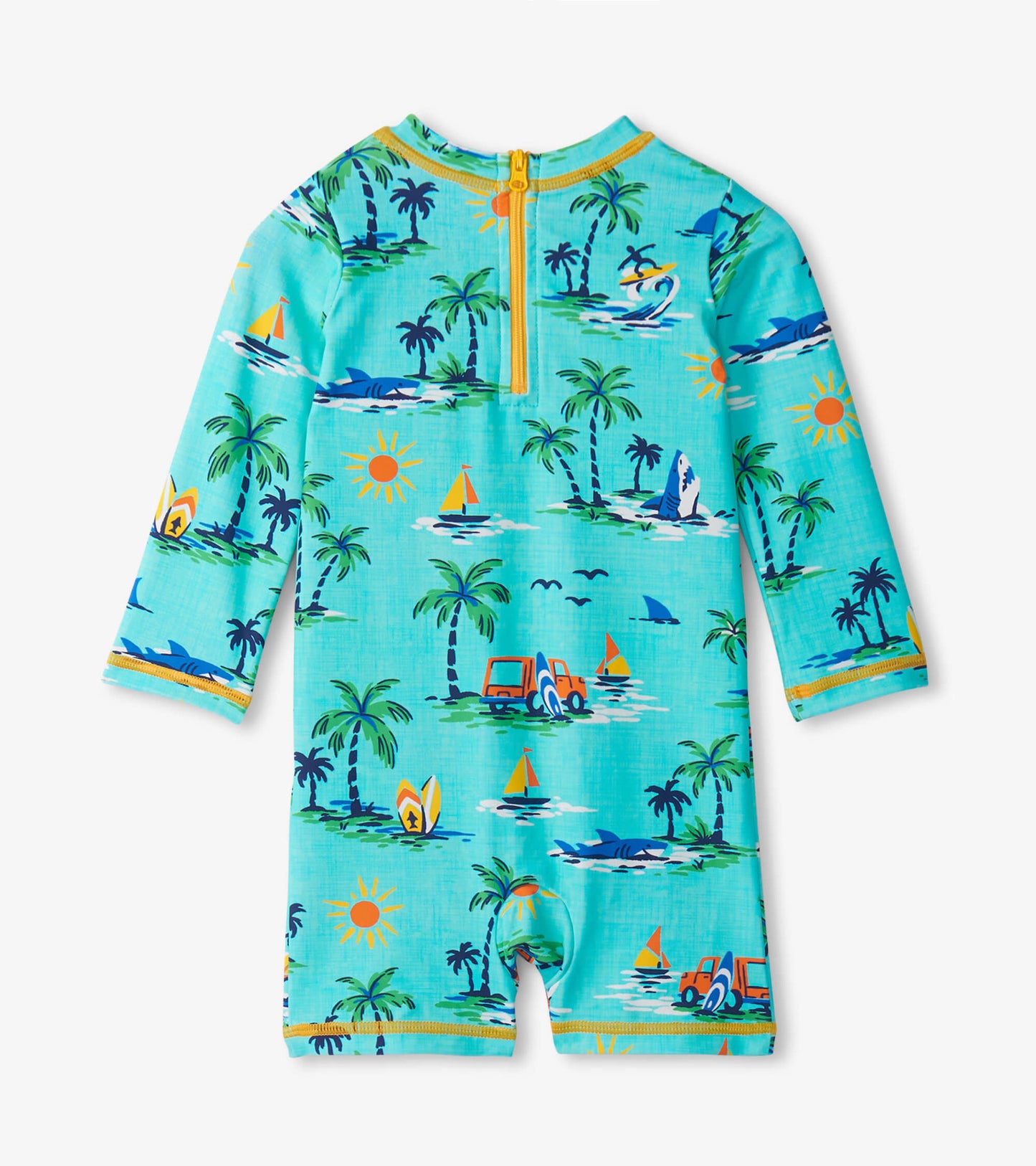 Maillot protecteur une pièce pour bébé – Motifs rétro de vacances