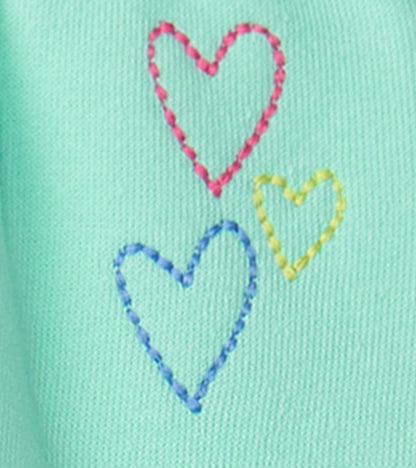 Short à taille froncée pour tout-petit – Vert glacé
