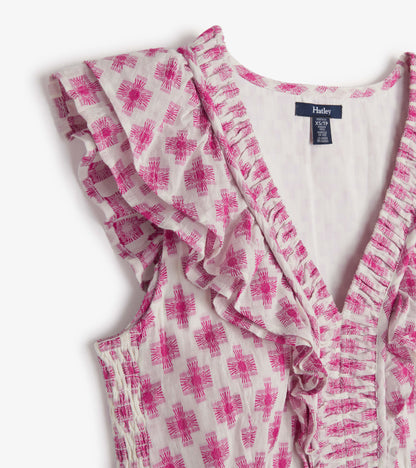 Robe mi-longue Aria – Cadrans solaires croisés