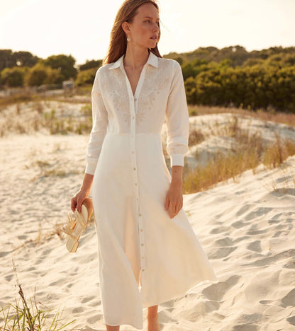 Robe longue Brandi – Guimauve
