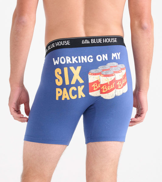 Caleçon boxeur pour homme – Bières « Six Pack »
