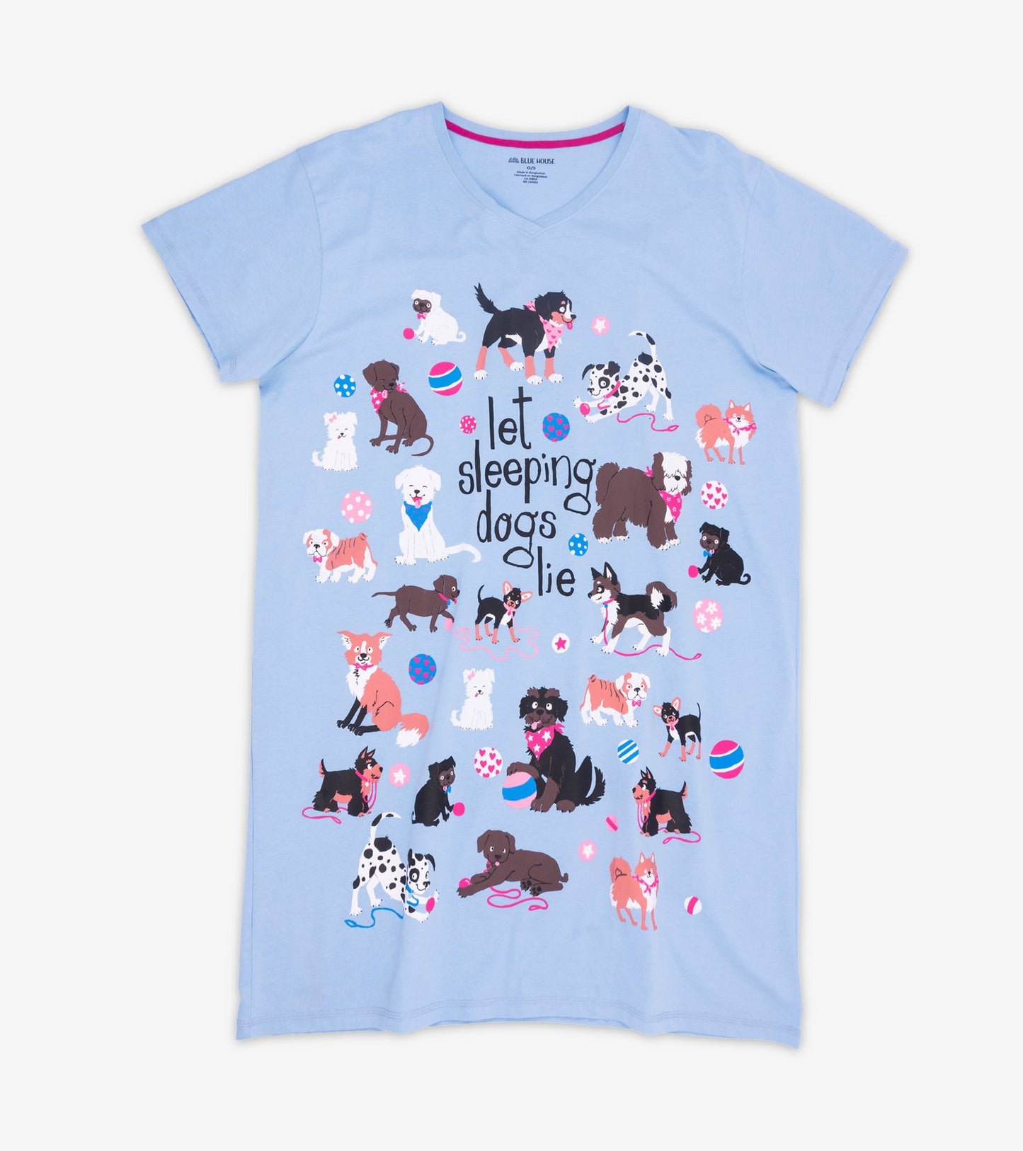 Chemise de nuit pour femme Let Sleeping Dogs Lie