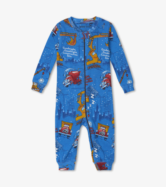 hatley Grenouillère pour enfant - « Good Night Construction Site » (en anglais)