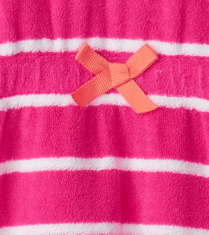 Cache-maillot en tissu éponge pour bébé – Paradis rose