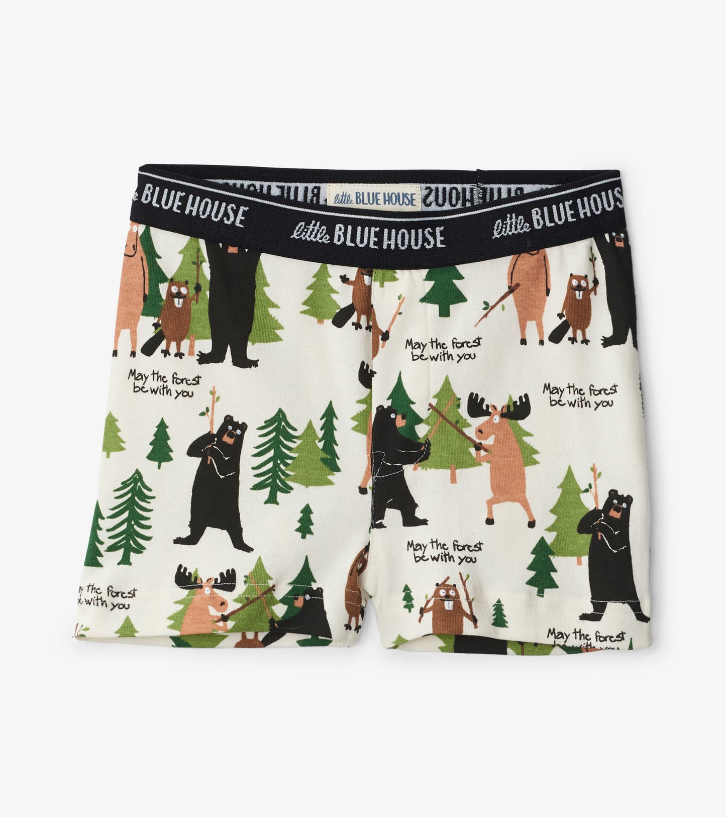 Caleçon boxeur pour garçon – Animaux des bois