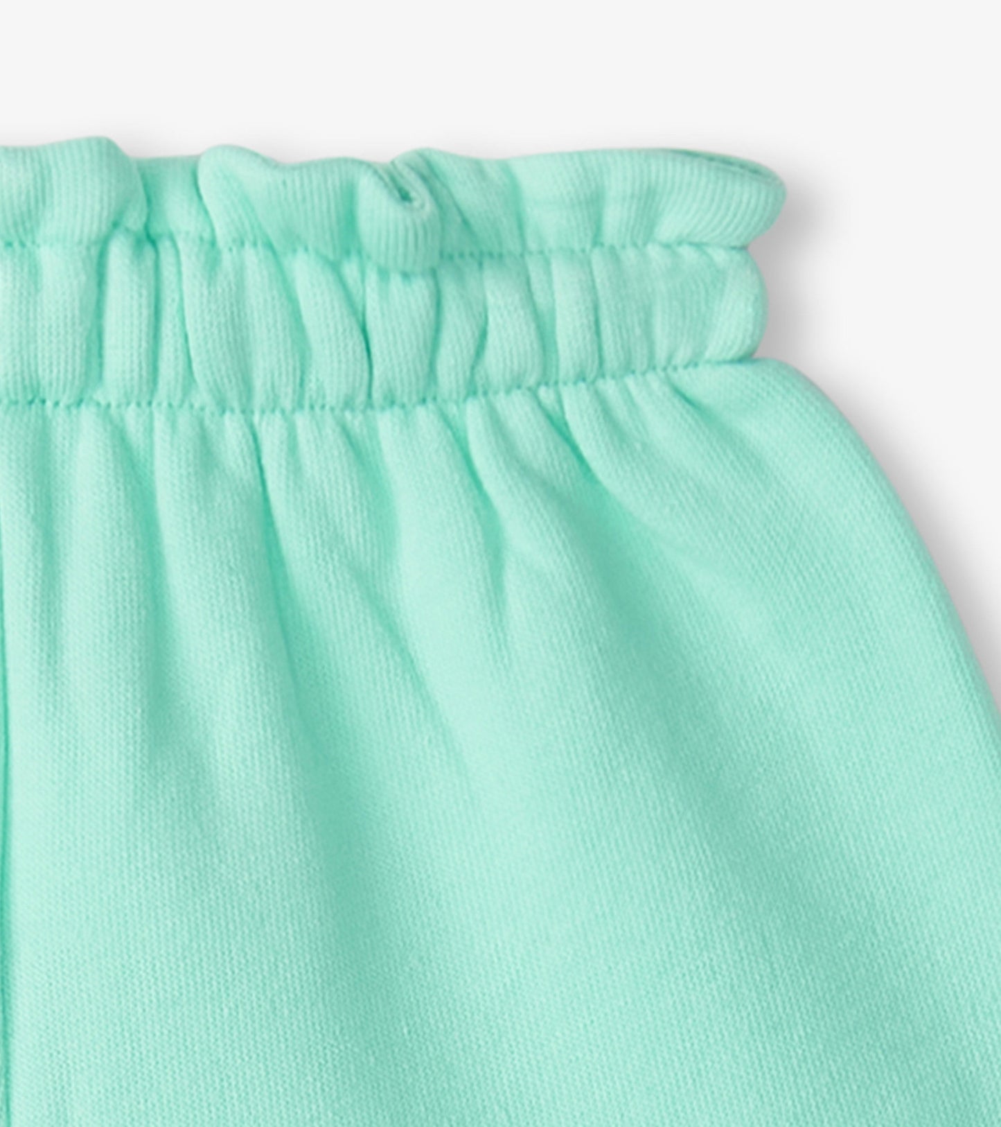 Short à taille froncée pour tout-petit – Vert glacé