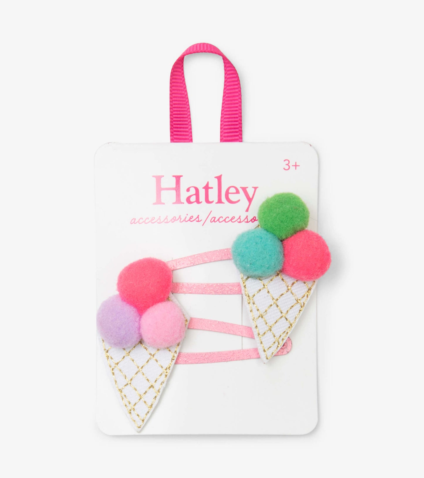 Barrettes – Cornets de pompons