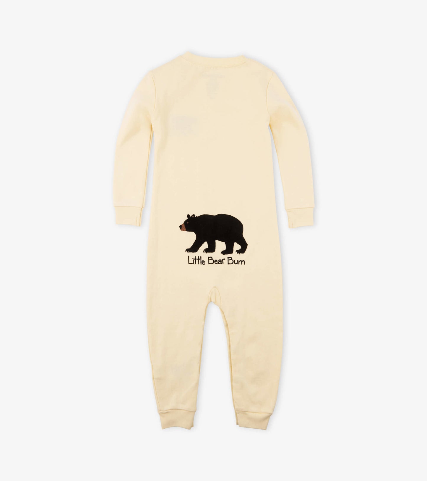 Dormeuse et bonnet – Petit ours sur fond naturel