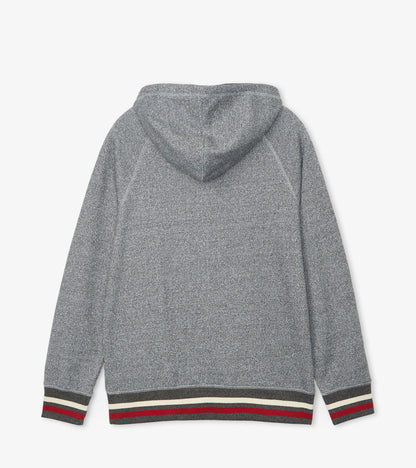 Pull à capuchon pour homme collection Heritage – Ours sur gris jaspé