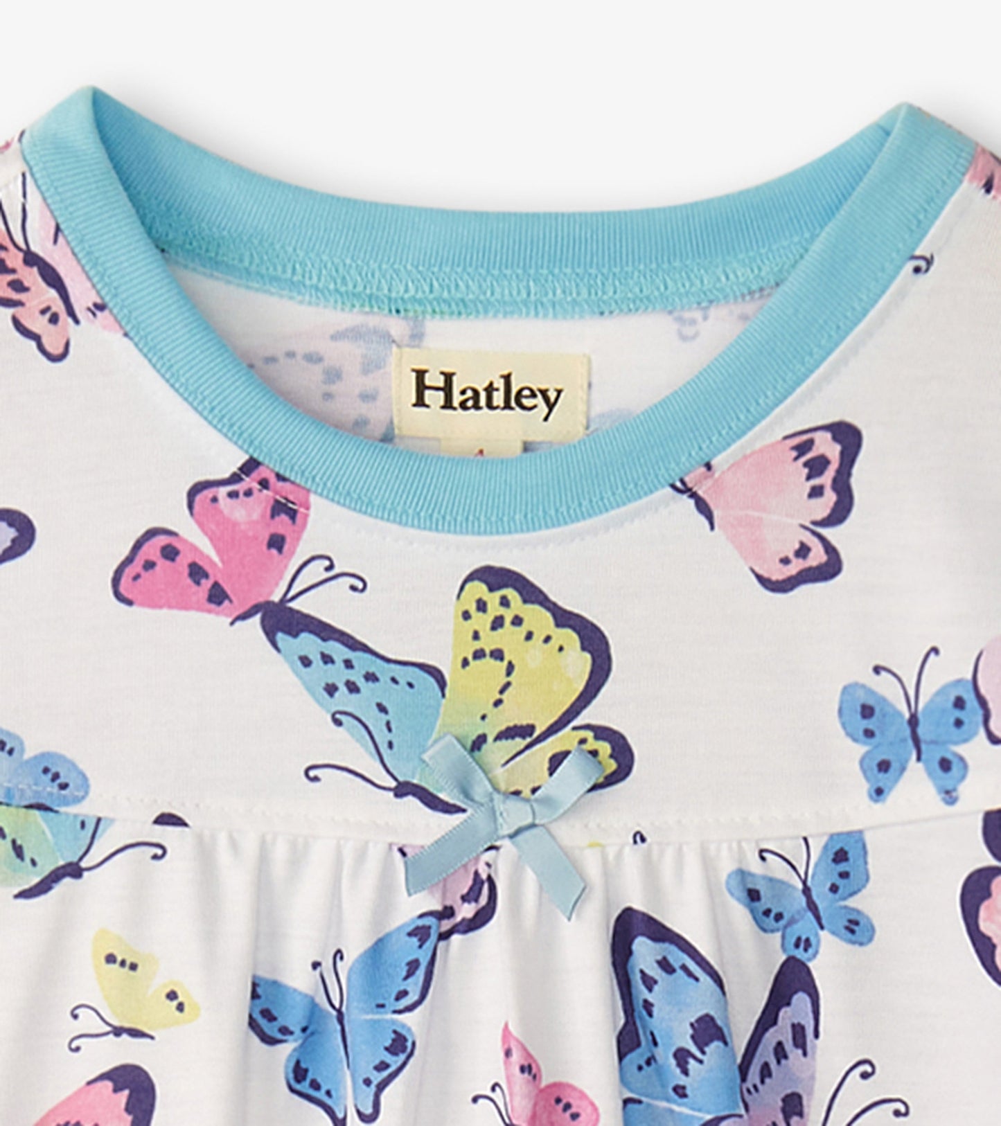 Robe de nuit à manches longues – Gros papillons