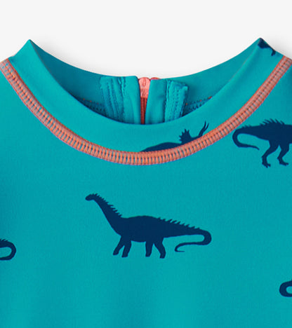 Maillot protecteur une pièce pour bébé – Silhouettes de dinosaure