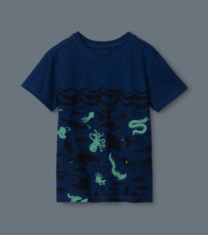 Ocean Glow In The Dark Graphic Tee
