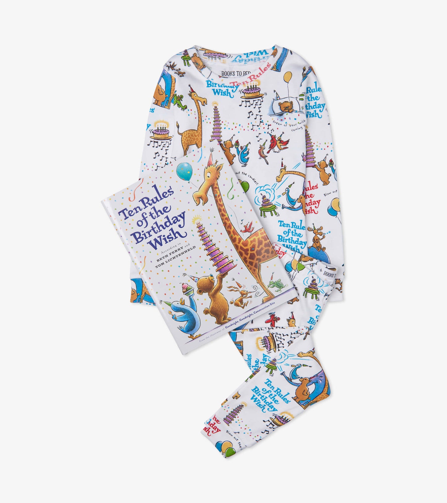 Ensemble de livre et de pyjama – « Ten Rules of the Birthday Wish » (en anglais)