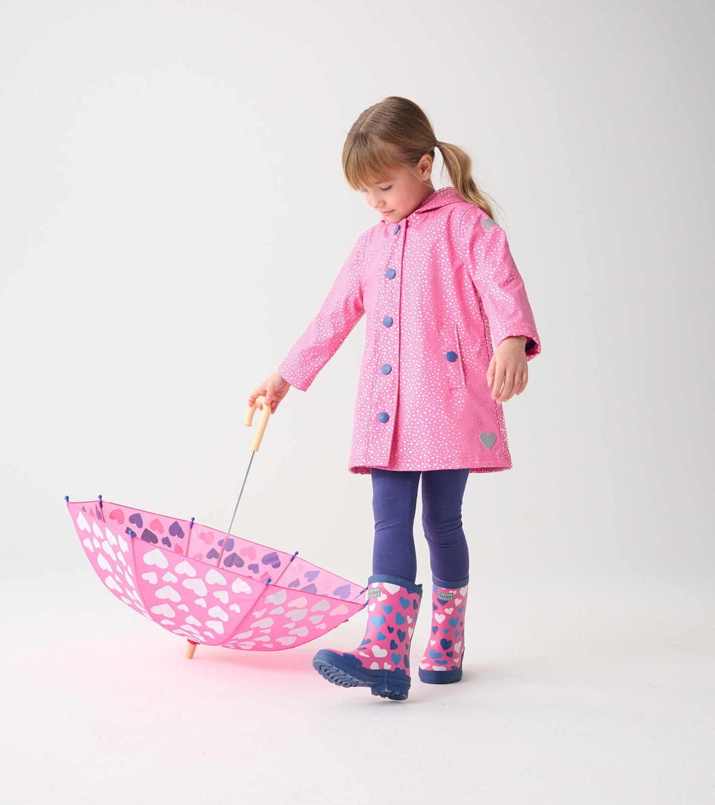 Manteau de pluie – Cœurs étincelants