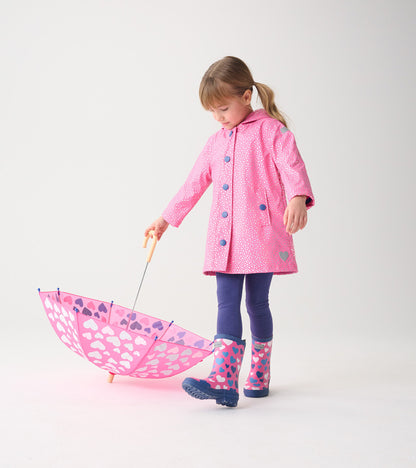 Manteau de pluie – Cœurs étincelants