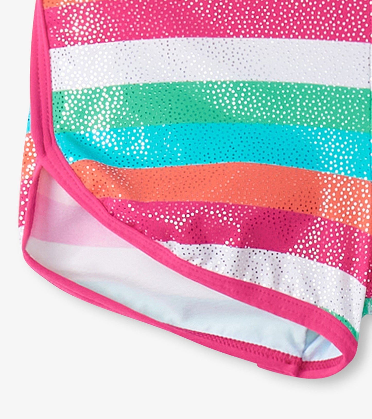 Short de bain – Palmiers arc-en-ciel