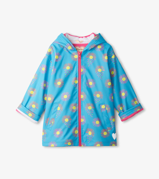 hatley Veste de pluie à fermeture à glissière – Rayons de soleil