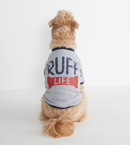 T-shirt pour chien – Os « Ruff Life »