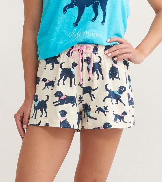 Bandana Labs Women's Cotton Sleep Shorts