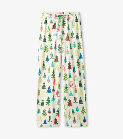 Women's Christmas Trees Cotton Pajama Pants