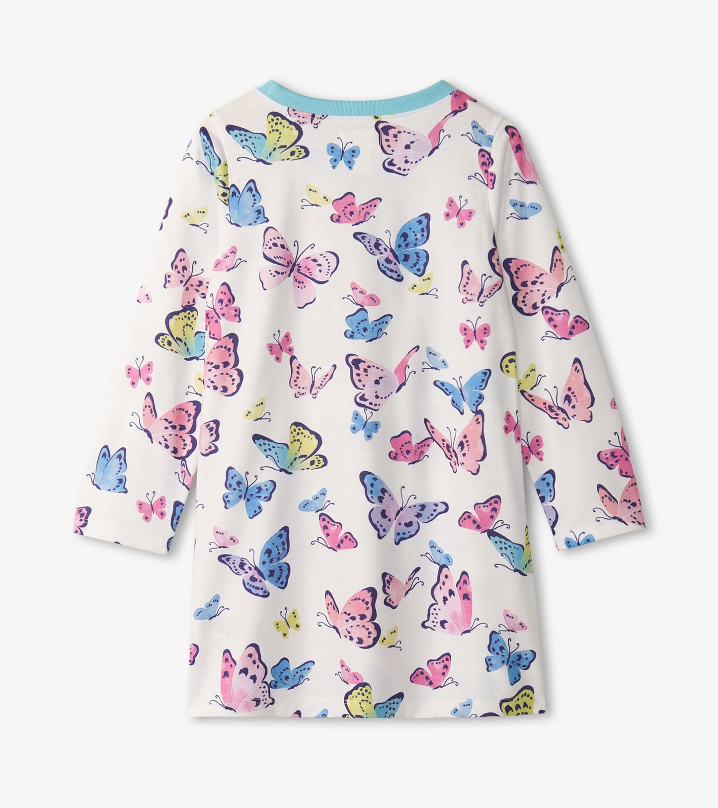 Robe de nuit à manches longues – Gros papillons