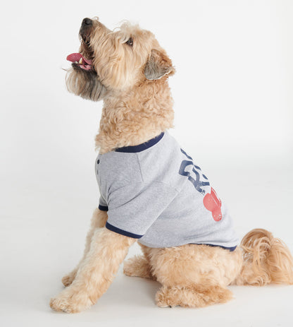 T-shirt pour chien – Os « Ruff Life »