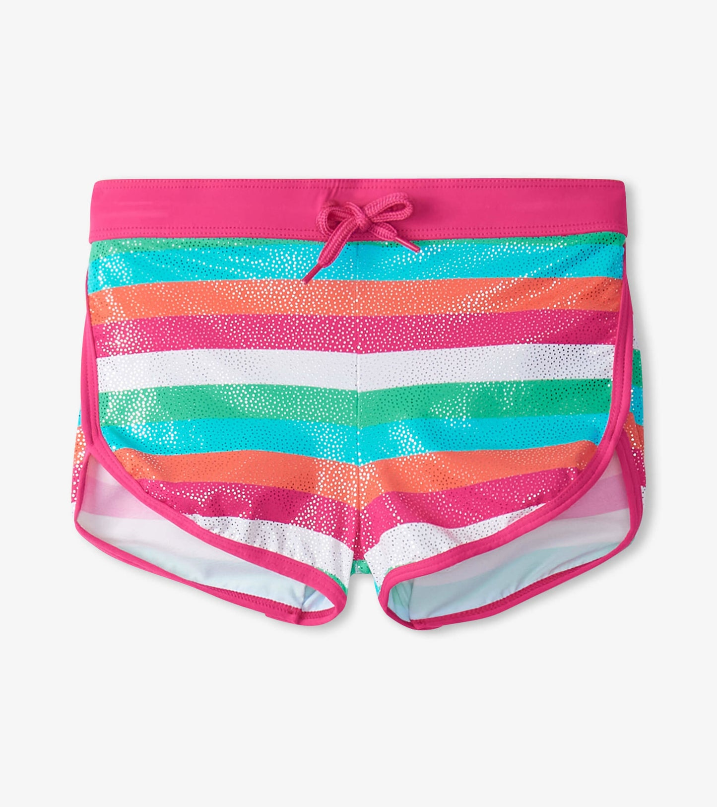 Short de bain – Palmiers arc-en-ciel