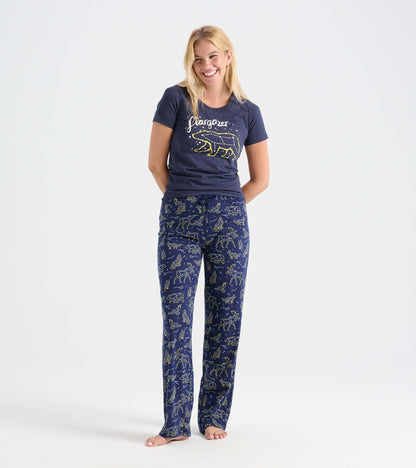 T-shirt pour femme – Constellations d’animaux « Stargazer »