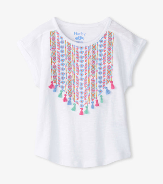 hatley T-shirt à coupe décontractée – Motif d’inspiration bohème
