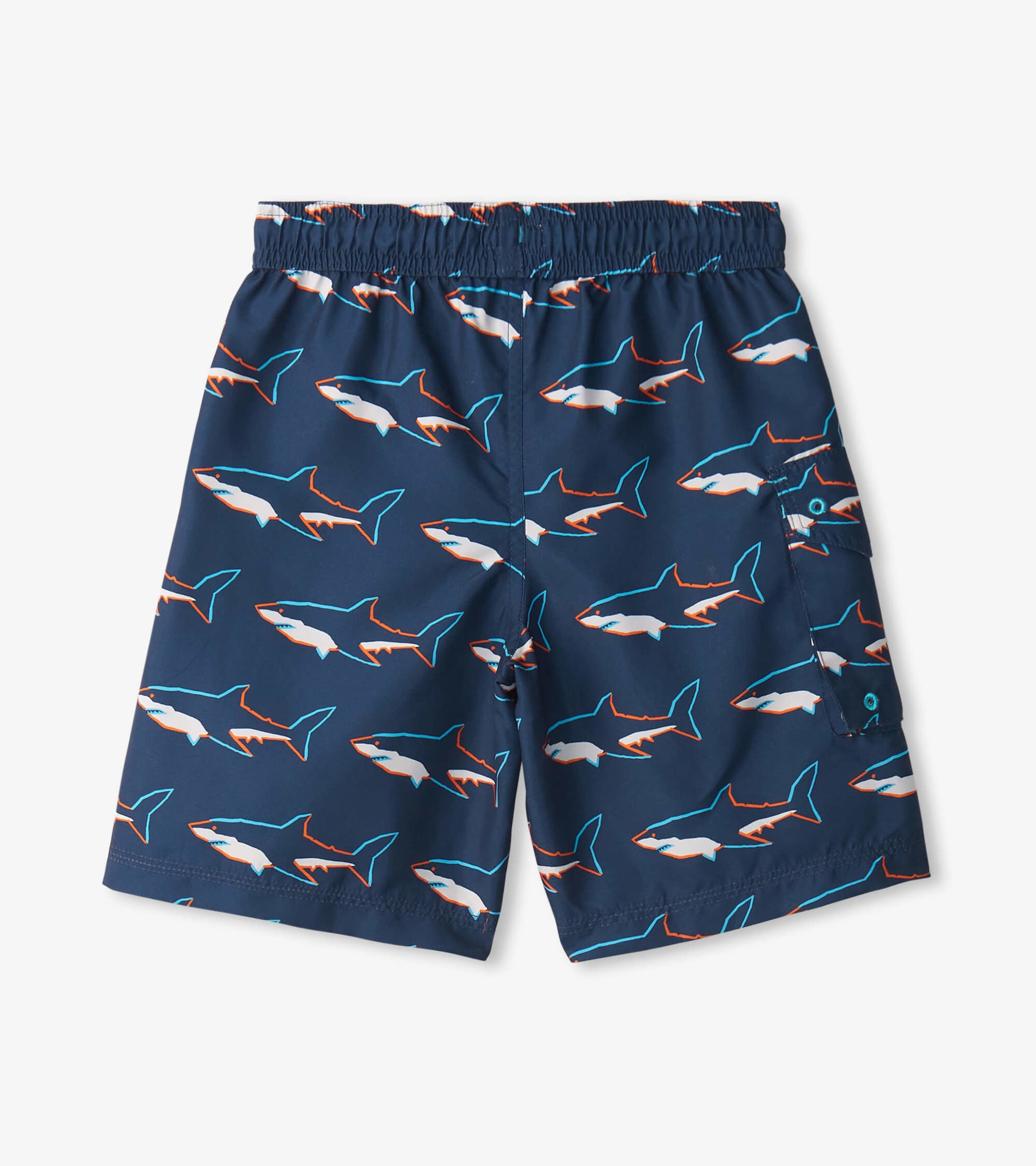 Hatley Board Shorts - Swimming Sharks Hatley Board Shorts - Swimming Sharks