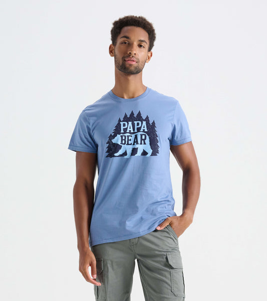 T-shirt pour homme – Papa ours dans les bois